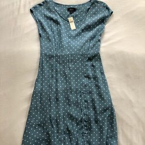 Anthropologie blue dress with tags